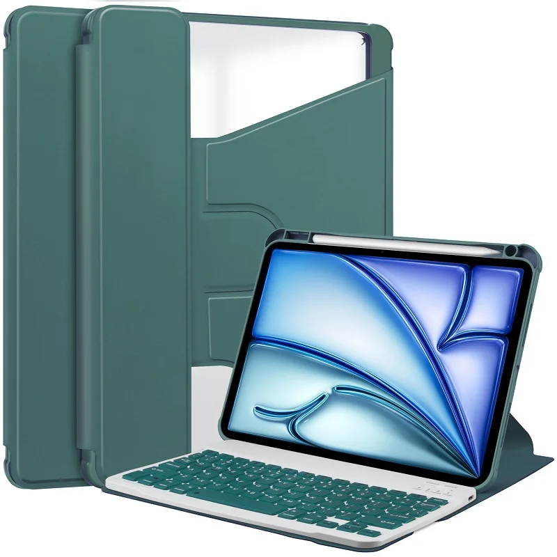 Smart Cover per iPad Air 5th 4th 10.9 custodia per tastiera Wireless Bluetooth iPad air 11 Pro 11 13 12.9 2020 funda con portamatite