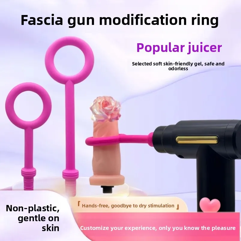 

Multi-Functional o Absorbing Massage Gun Head Men Women Soft Silicone Replacement Ring Accory for Fitn And Yoga