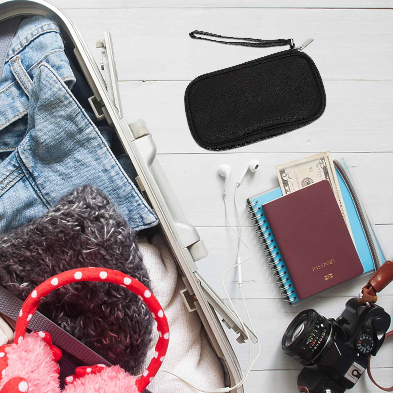 

Digital Accessories Storage Bag Earphone Holder Pouch Cable Portable USB Organizer Carrying Case