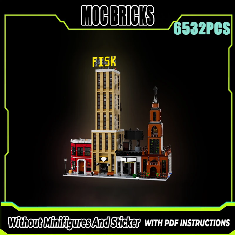 

Exquisite new product MOC building block superhero model hell kitchen technology modular children's toy DIY assembly set