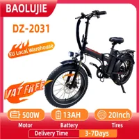 BAOLUJIE DZ-2031 Adult Electric Bicycle 500W Motor Electric Bike48V13AH Battery 20 Inch Tire All Terrain E-Bike EU Fast Shipping