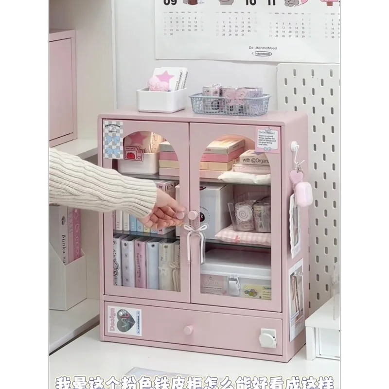 

# v * для стола, небольшой шкаф для хранения, настольный железный лист с дверцей, канцелярские принадлежности, косметика, ручное общежитие