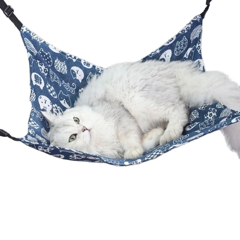 

Pet Cat Hammock Double-Sided Cats Dogs Cage Hammocks Hanging Beds Resting Sleepy Pad for Small Animals Pets Accessories Supplies