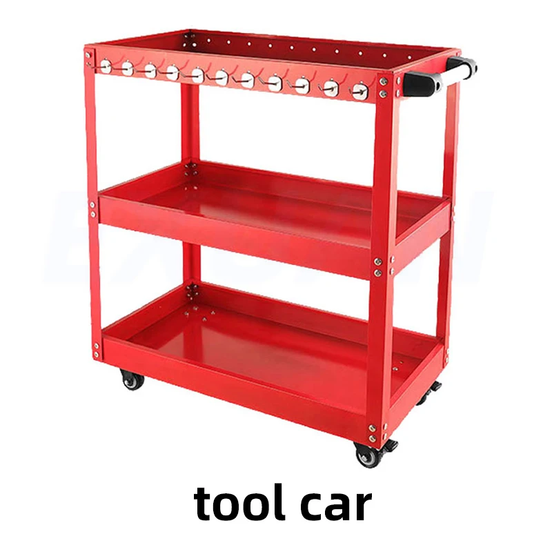 Mechanical Workshop ToolsCart Tool Trolley With Wheels Toolbox Cabinet Organizer Holder Garage Workbench Table Racks Accessories