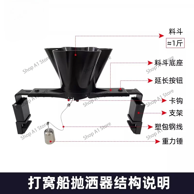 Nesting boat sprinkler, various sizes, common to nesting boats