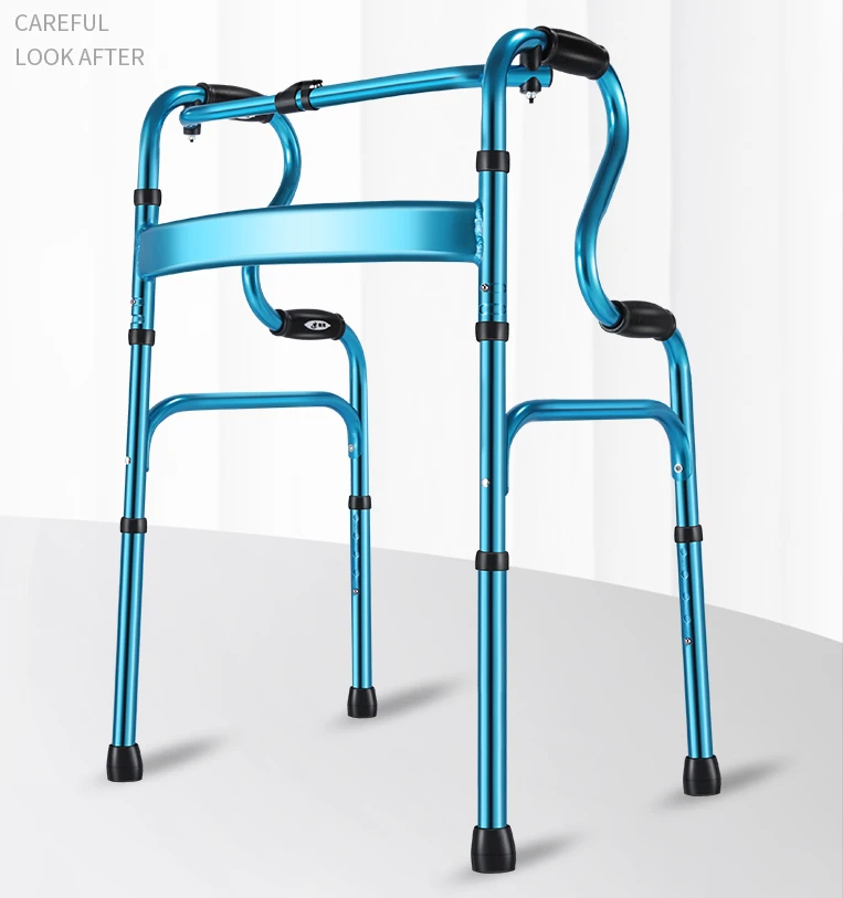 Elderly walking aids, walking aids, four legged walking aids for disabled people with fractures, double crutches