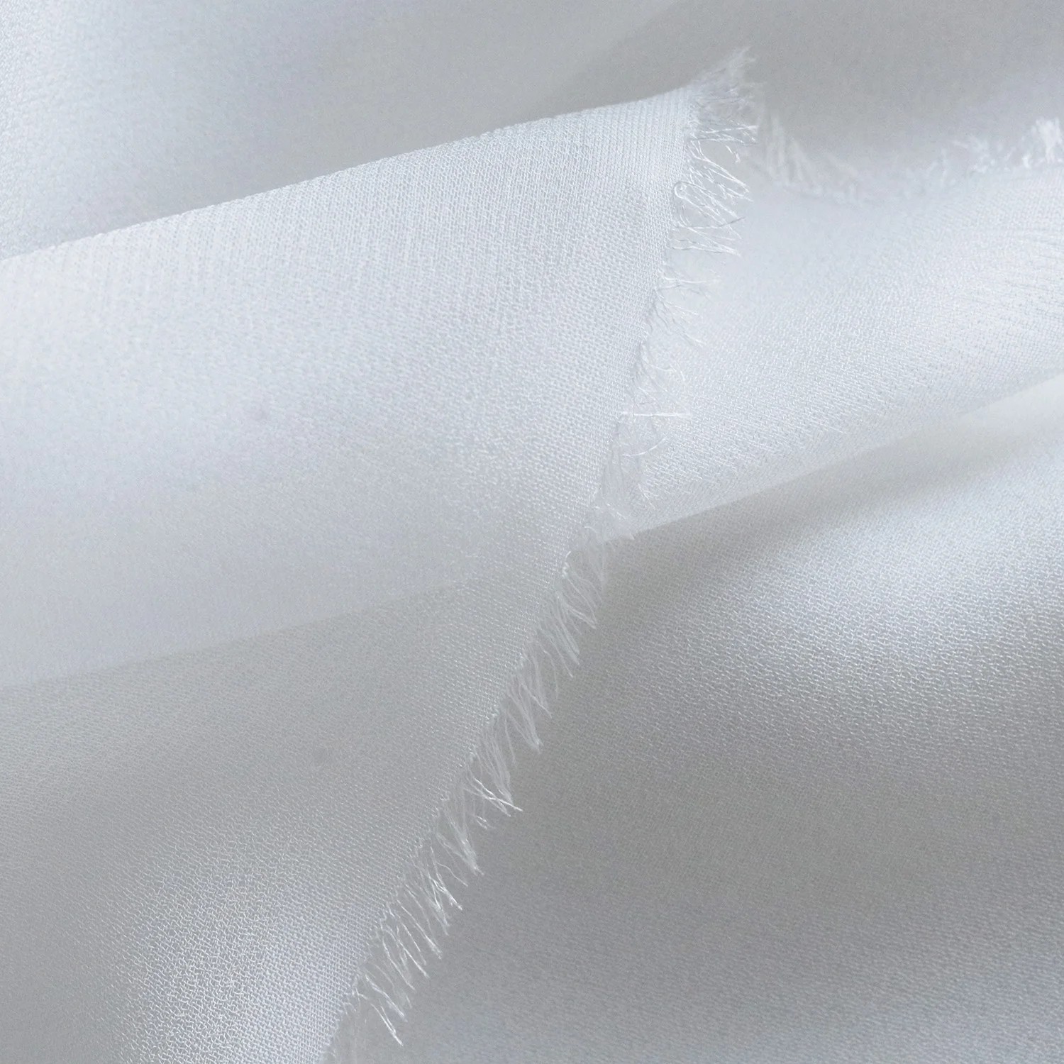 8 مومي 55 بوصة واسعة بالمتر أبيض صلب 100% أقمشة جورجيت حرير طبيعي وشاح زفاف بطانة شاش مادة كريب حريري يوريو #1