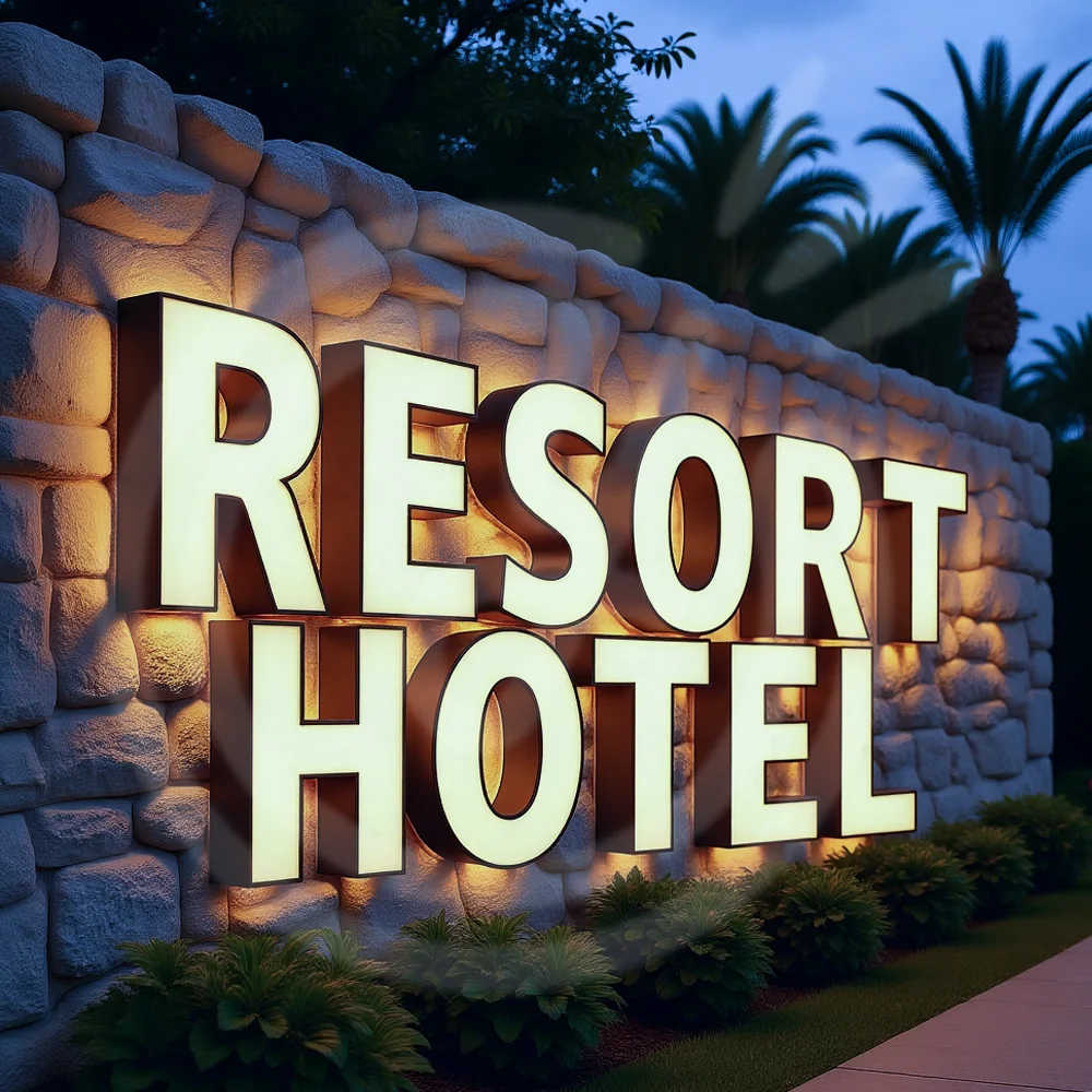 Custom Metal LED Letters Sign Business 3D Acrylic Signage Light Up Signboard Wall Logo Luminous Outdoor Company Store Decoration