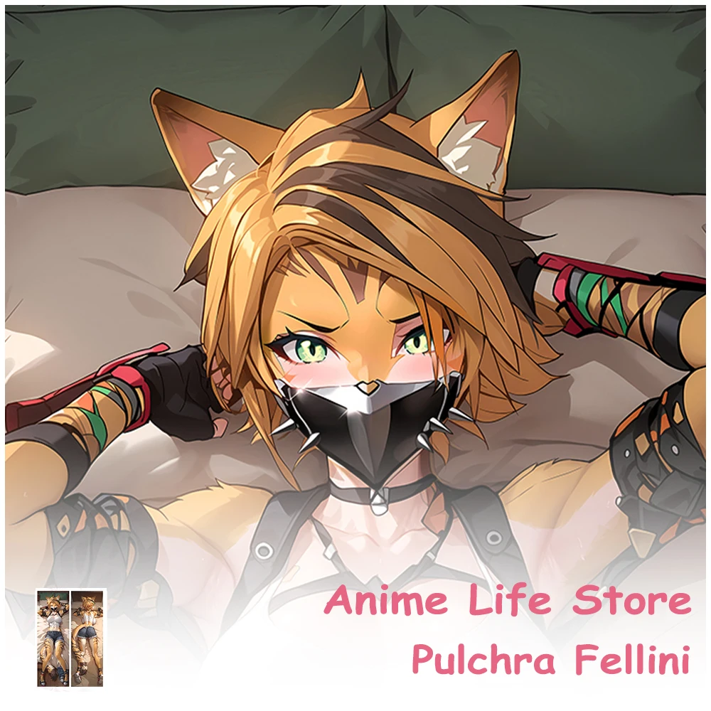 Cartoon Furry Body Pillowcase Dakimakura Cover Personalizadas Hugging Body Cosplay Props Otaku Anime Bedding Cushion Covers