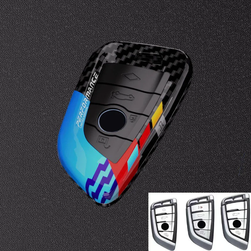 

ABS Carbon Fiber Car Key Case Cover Shell for BMW G20 G30 F15 F16 G01 G02 G05 F10 F20 F30 G07 F34 1 3 5 7 Series X1 X3 X4 X5 X6