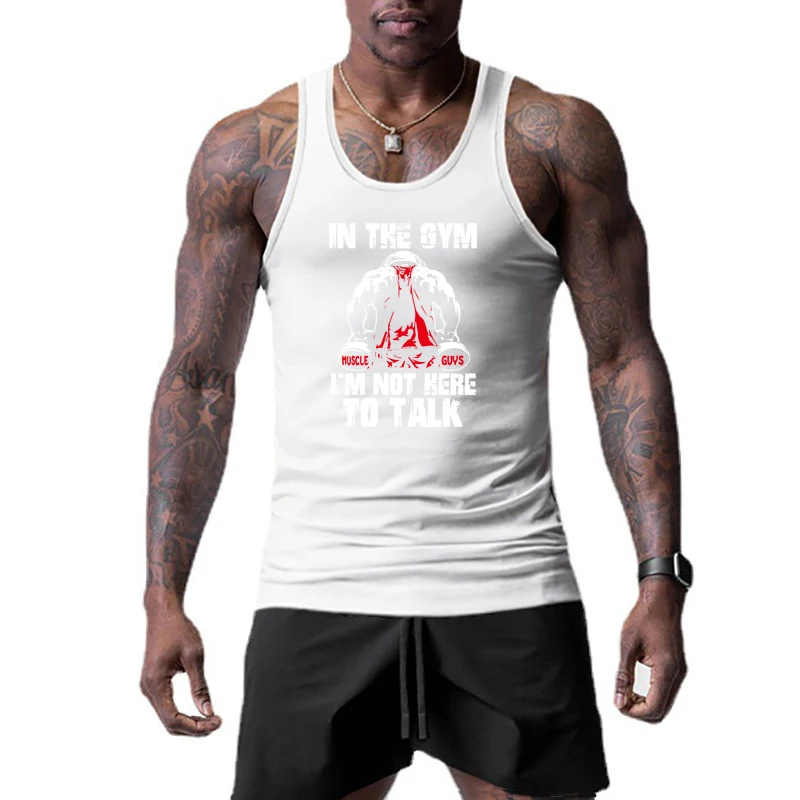 

New Arrrived Summer Printed Mesh Quick-drying Tight Men's Running Fitness Leisure Breathable Sports Fashion Casual Vest