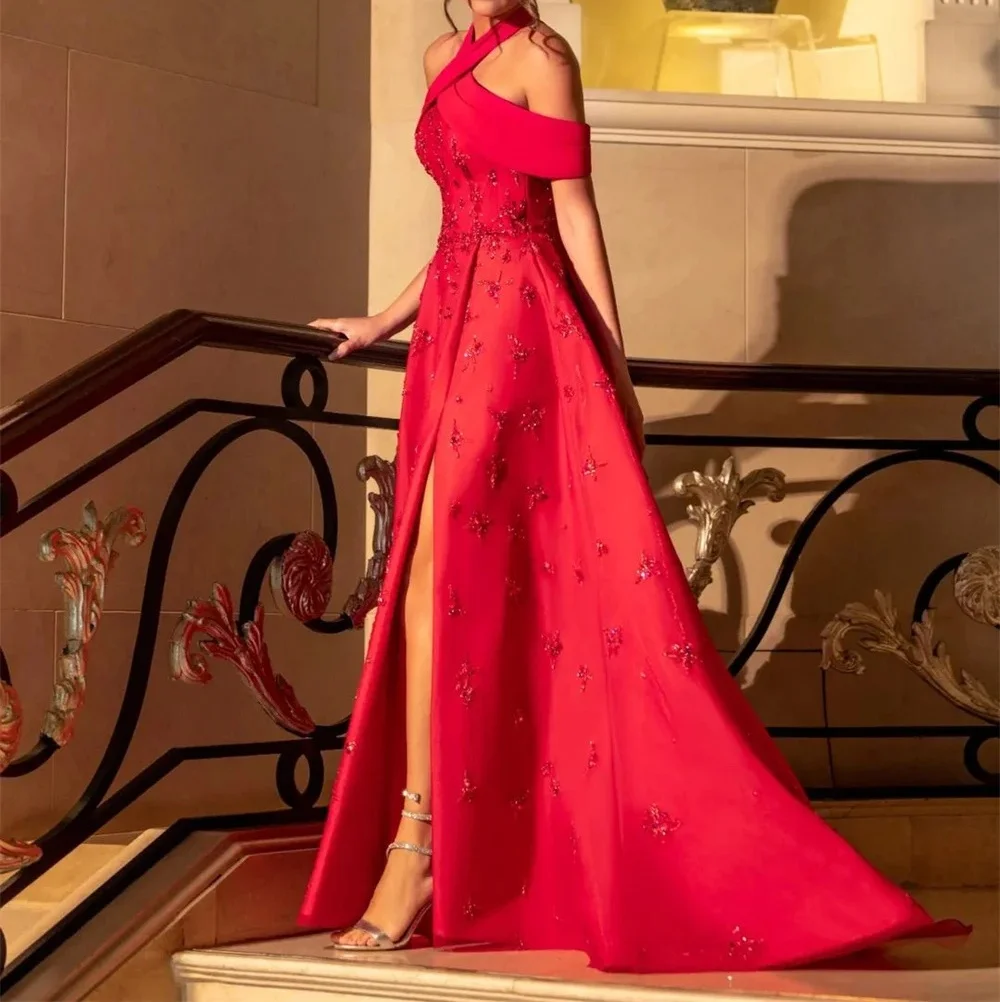 فساتين سهرة طويلة فاخرة مخصصة للمناسبات الخاصة خرز رسن عربي دبي حفل نسائي رسمي للحفلات الراقصة رداء حفلات 2025