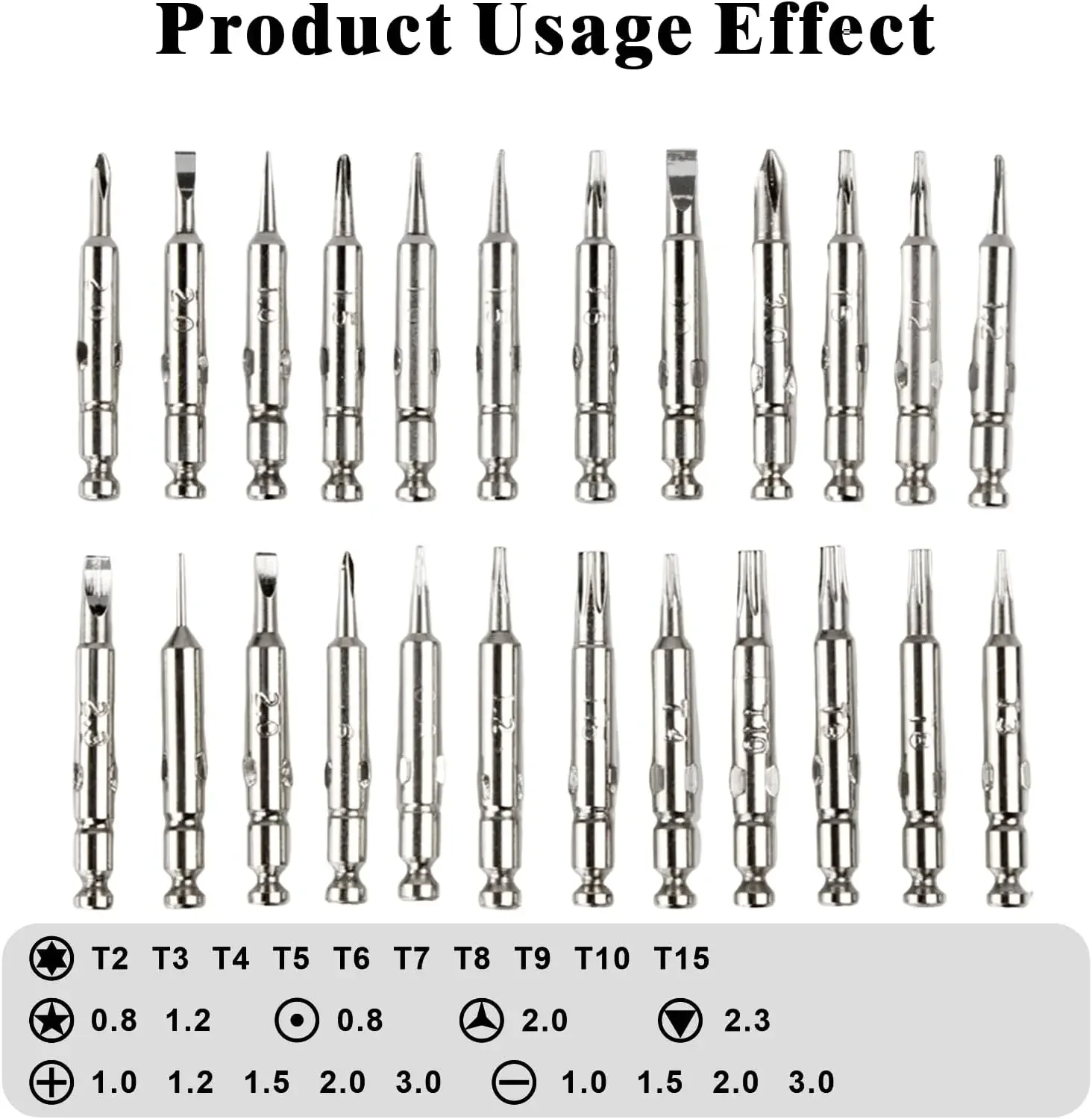 24-in-1 Mini Screwdriver Set, Precision Folding Screwdriver Kit for Jewelry Watch Eyeglass Smartphone Laptop Repair Tool