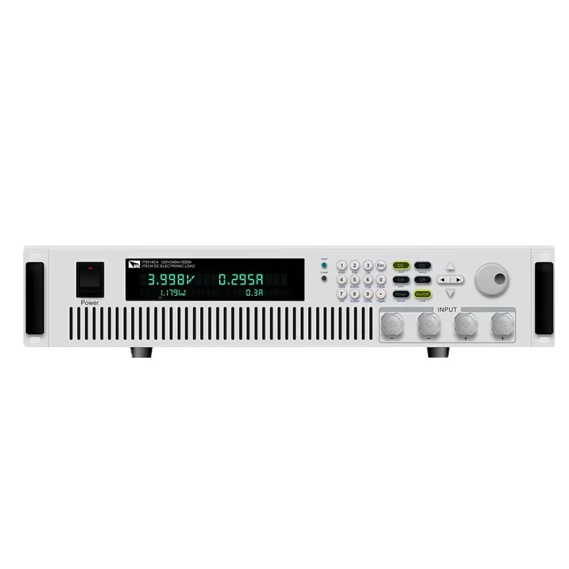 ITECH IT8514C + جهاز اختبار الحمل الإلكتروني DC القابل للبرمجة 120 فولت/240 أمبير/1500 وات جهاز اختبار البطارية