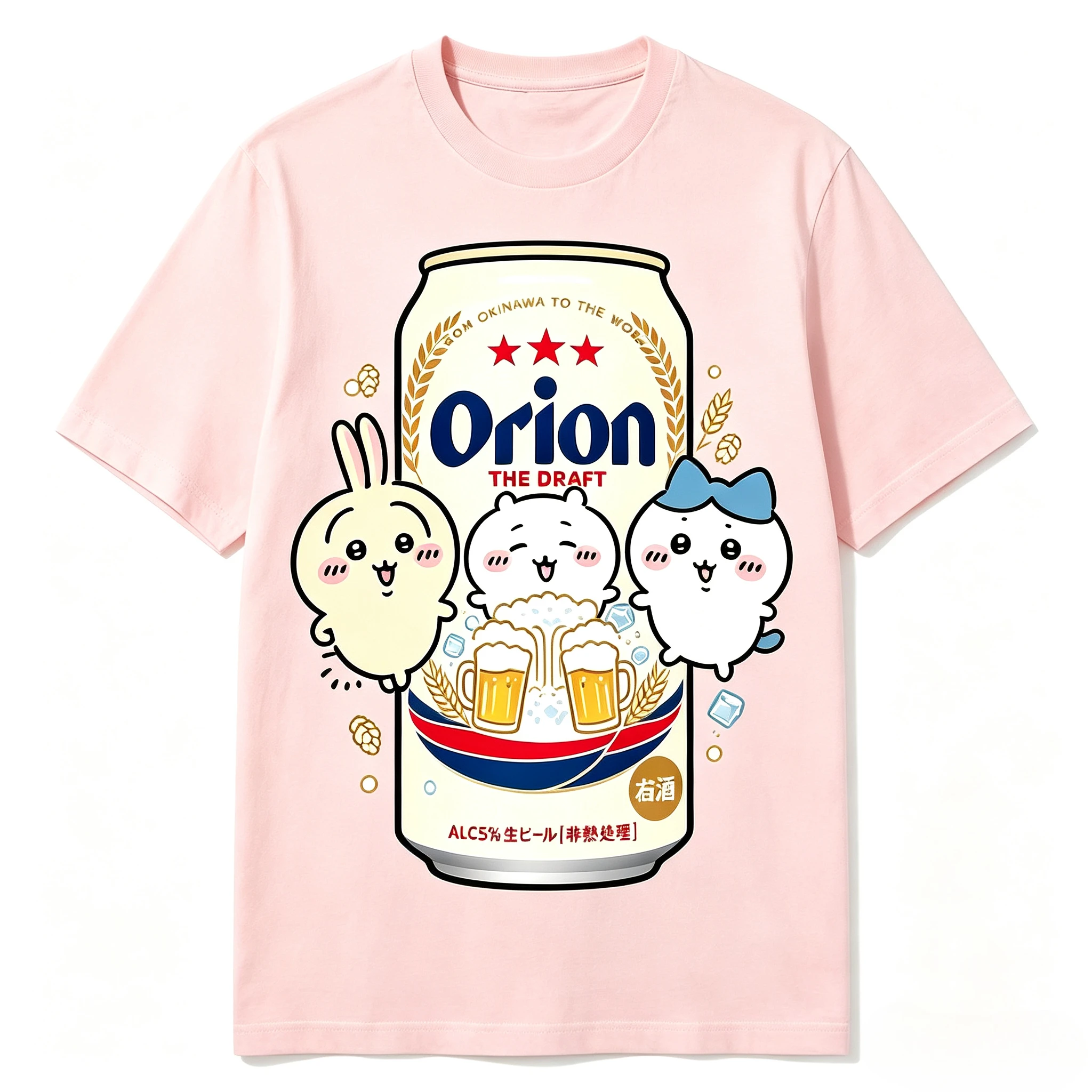Chiikawa Anime Cartoon Kawaii Neues Kurzarm-T-Shirt, vielseitig kombinierbar, locker und bequem, atmungsaktiv, schweißabsorbierend, schnelltrocknend. – Detail 4