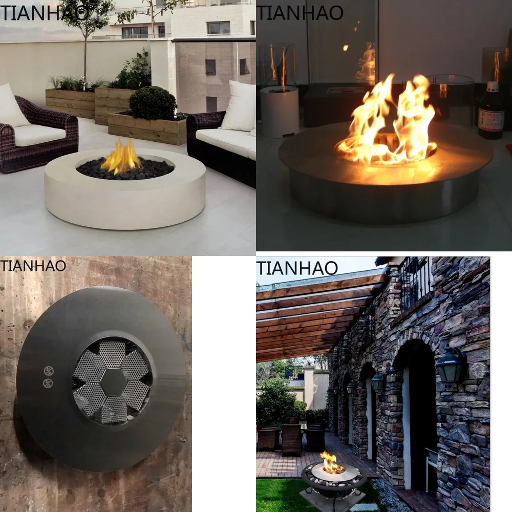 for FR 20 outdoor portable bio ethanol gel fuel fire pit steel fireplace camping heating burner efficient clean burning flame