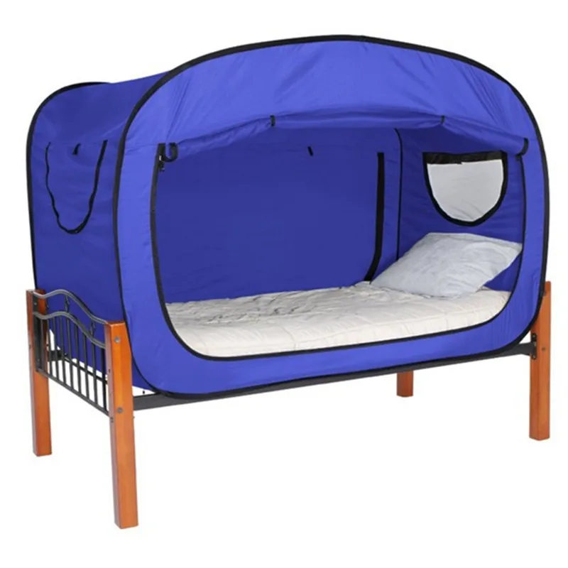 Youth Travel Single Bed Warm, Mosquito proof, Light Blocking, Privacy Tent Mosquito Net Living Room, Floor Covering,