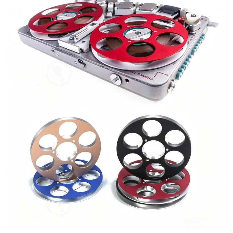 6 Inch Aluminum Alloy Empty Tape Reel SMT Carrier Spool for Electronic Components Packaging Machine Parts