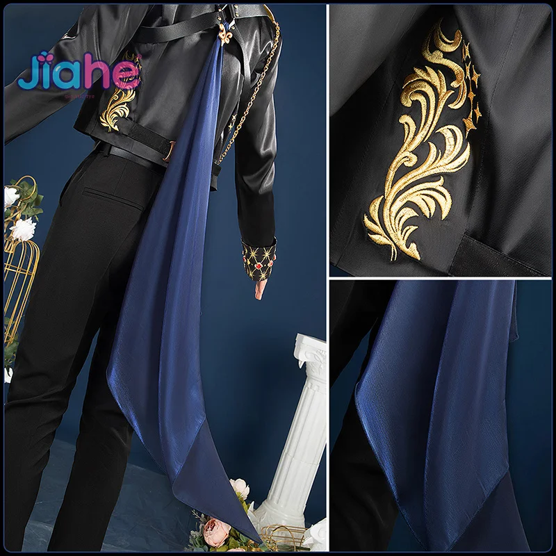 Torcido-país das maravilhas cosplay ace jack azul kalim vil epel idia prata lilia floyd 5th aniversário traje uniforme de halloween