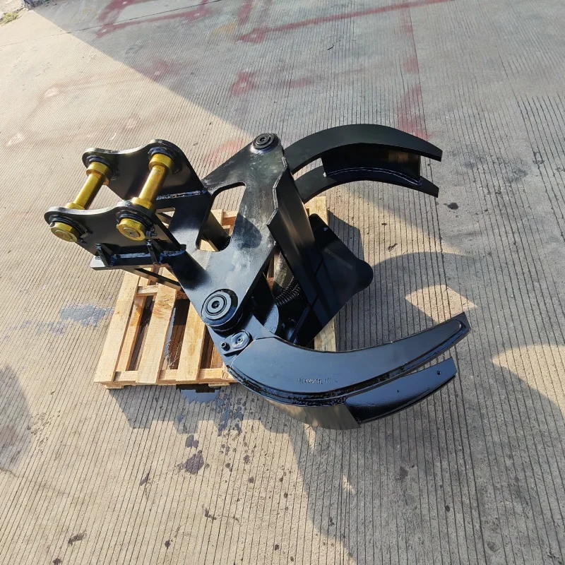 WIGON Efficient Easy Operation Electric Mini Excavator Rotary Chipper Steel Tree Cutting Tool Motor 1 Year Warranty Tree Shear