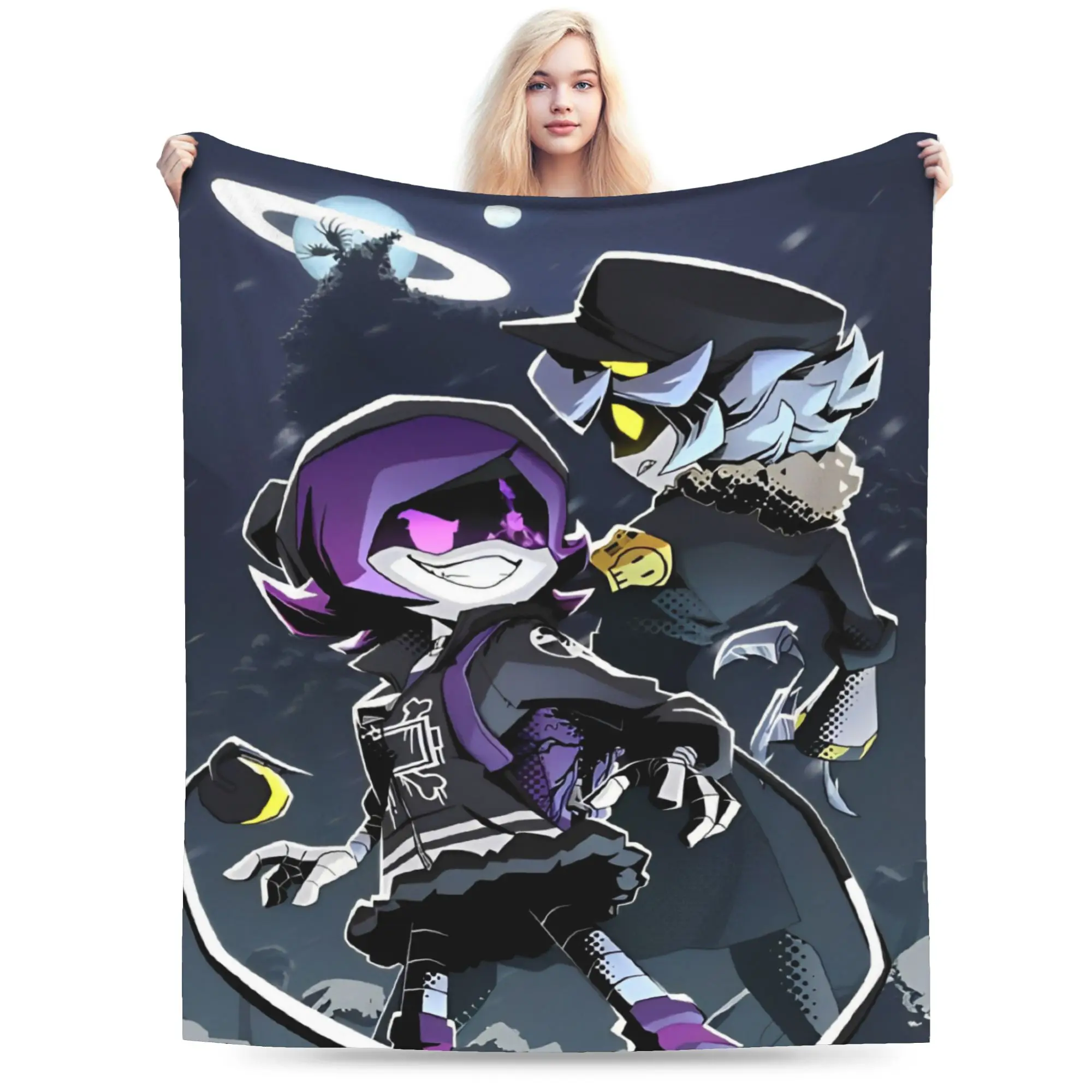 murder drones Blanket Multi-size Soft Fuzzy Plush  Throw Blankets for Couch Sofa and Bed