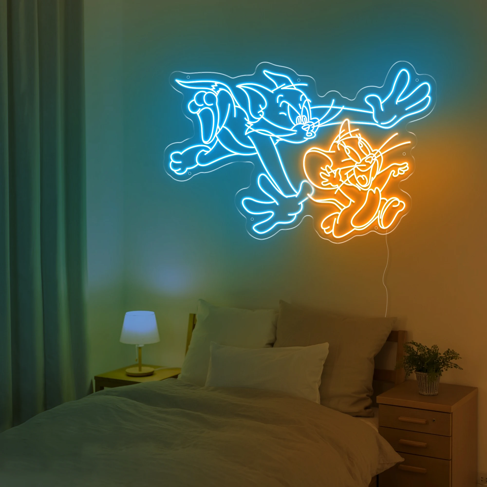 STLF  Fast Delivery NO MOQ Dropshipping Happy Birthday Led Neon Light Letter Personalized Birthday Sign