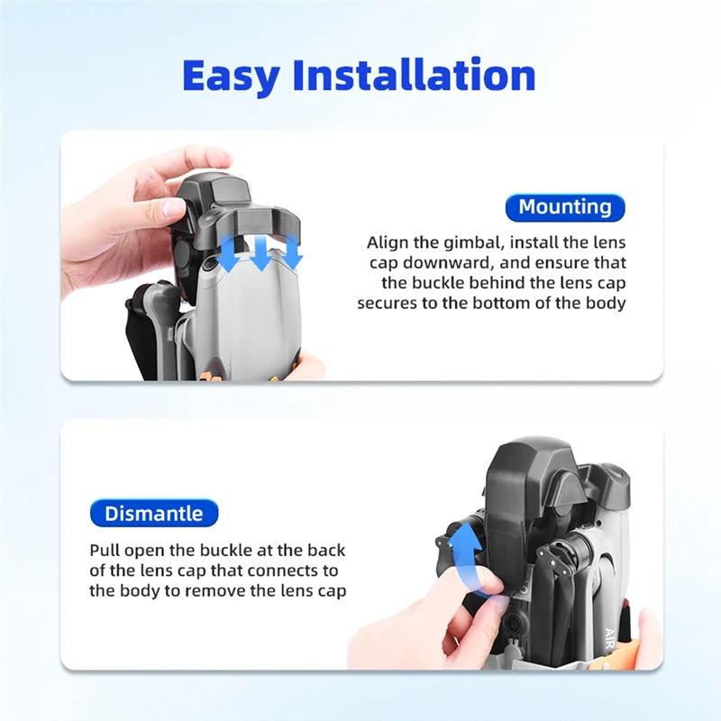 【Shop Now】Gimbal Protective Cover For DJI Air 3 Drone Camera Lens Protection Cap Anti-Scratch Protector