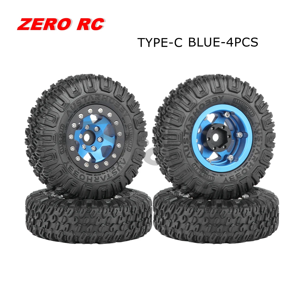 rc4wd 1.55 ビードロックホイール　クローラー　タイヤホイールセット 合金 6 スポーク 1.55 ビードロック ホイール + ソフトタイヤ 1/10