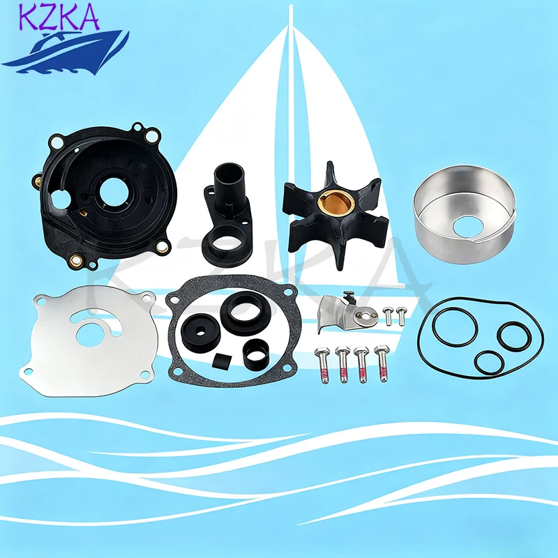 

Ремкомплект водяного насоса 5001594, корпус крыльчатки для подвесного двигателя Johnson Evinrude v4/v6, 150-300 л.с., аксессуары для двигателя