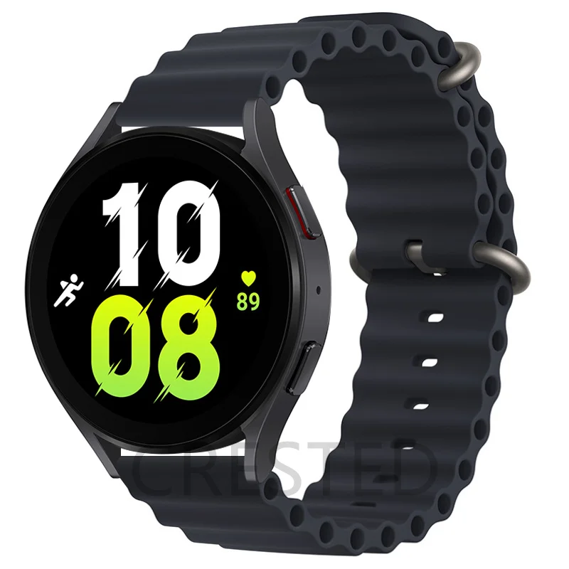 Correa de silicona para Samsung Galaxy Watch, pulsera de 22mm y 20mm para Samsung Galaxy watch 7, 6, 4, classic 5 Pro Active 2, Huawei Watch GT 2,