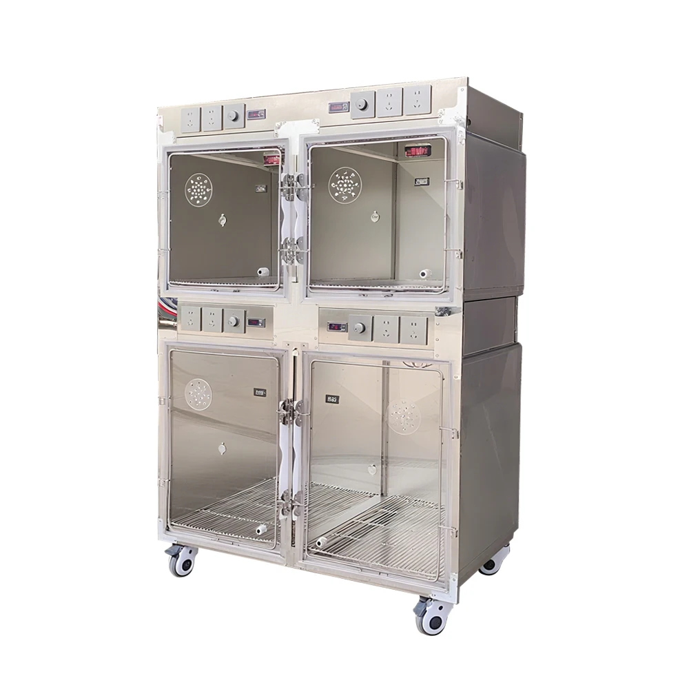 

Stainless Steel Veterinary Cage Animal Hospital Pet Kennel Veterinary Recovery Cage Veterinary Medical Equipment Clinic Cage