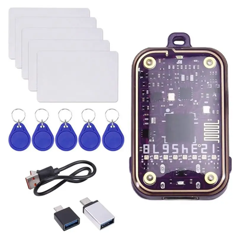 

Считыватель-копировщик смарт-чипов ABKN-RFID, дубликатор IC ID тегов и токенов, EM 125 кГц, IC 13.56 МГц, RFID-дубликатор, считыватель-записыватель Bluetooth