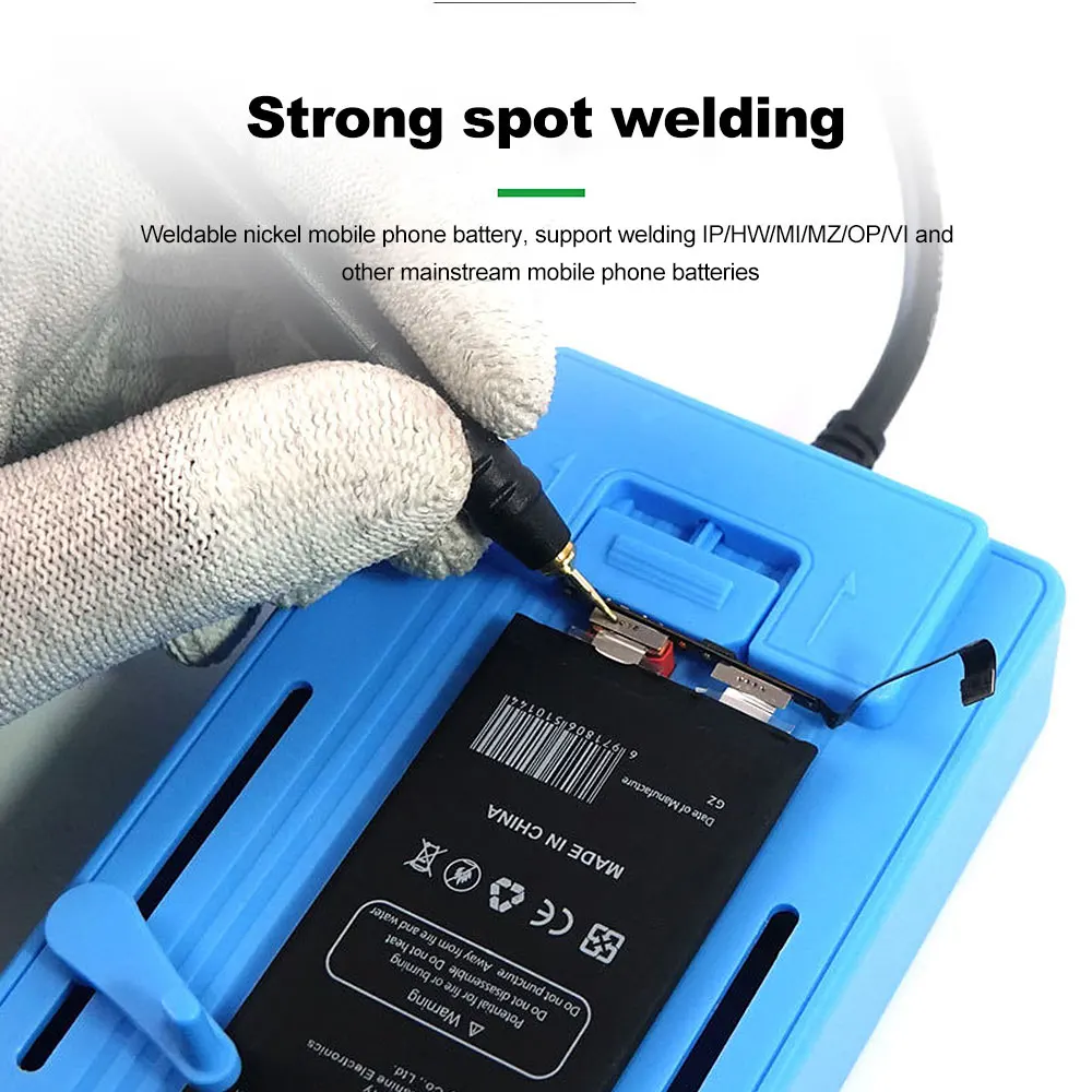 Spot Welder DIY Battery Spot Welder with Operation Platform Adjustable Professional Repair Mobile Phone Battery Welder