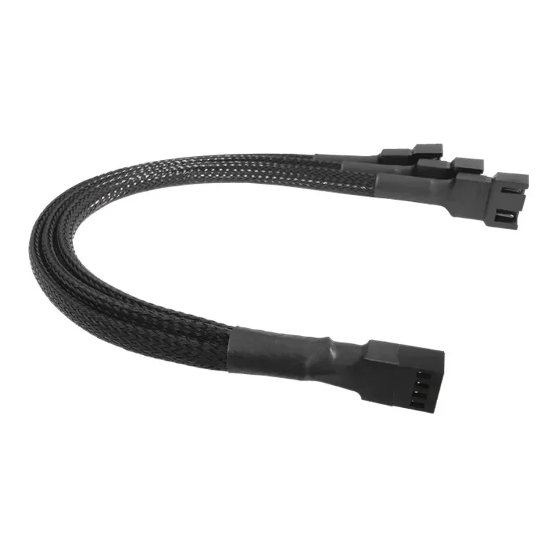 4 Pin Y Splitter Cable 4 Pin PWM Female To 3/4 Pin Motherboard CPU Fan PC Case Fan Extension Adapter Cable Fan Cooling Accessory