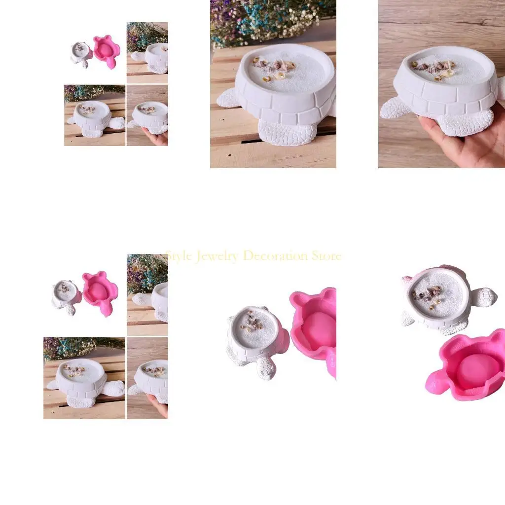 

D46E Multi Purpose Turtles Silicone Mold For Resin Casting And Creative Storage