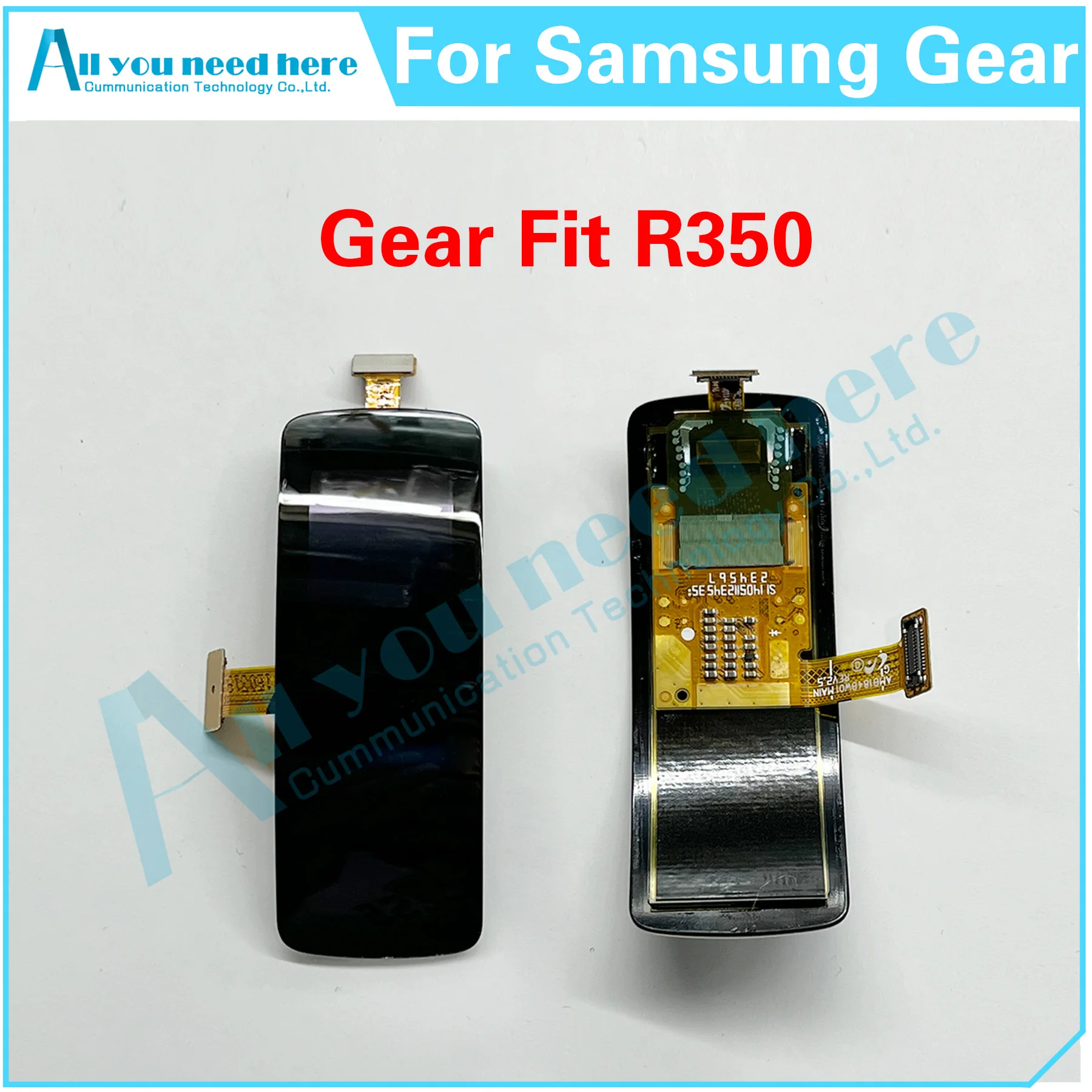 

For Samsung Gear Fit R350 SM-R350 LCD Display Touch Screen Digitizer Assembly Repair Parts Replacement