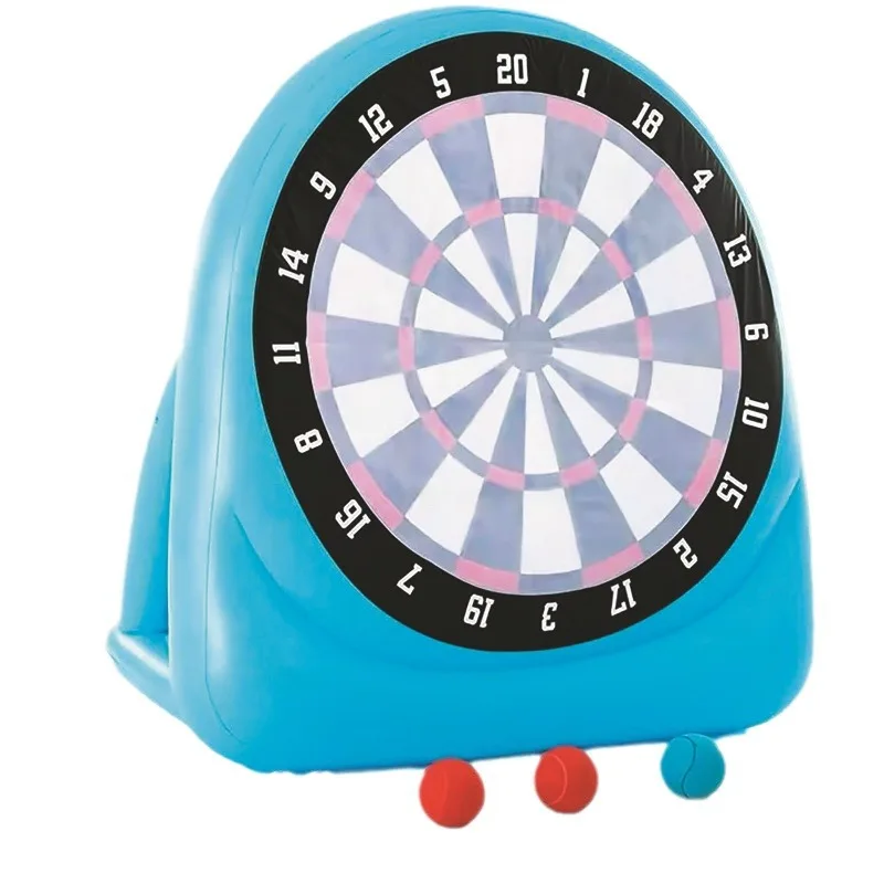 

Inflatable target, football shot darts
