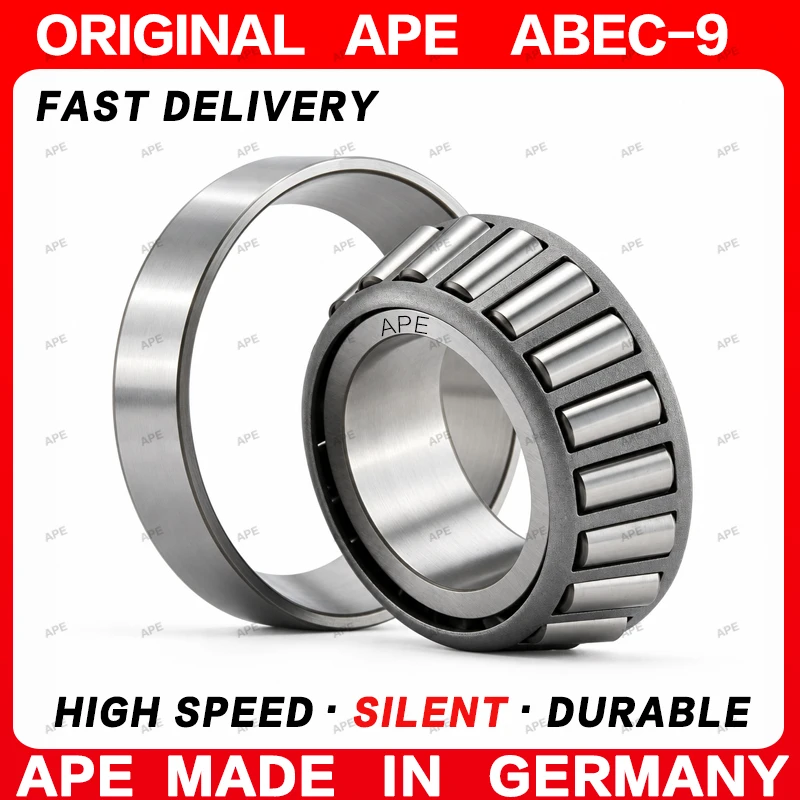 1pcs Germany ABEC-9 APE Bearing 32906 30x47x12mm Single Row Cone Roller Bearing Precision Bearing for Machinery