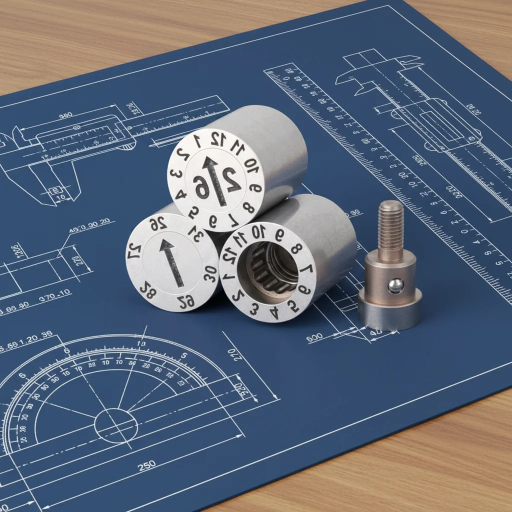 Injection Mold Date Stamp SUS420 Replaceable Core Year Month Day Date Code Insert Marking Pin 2PCS 5PCS