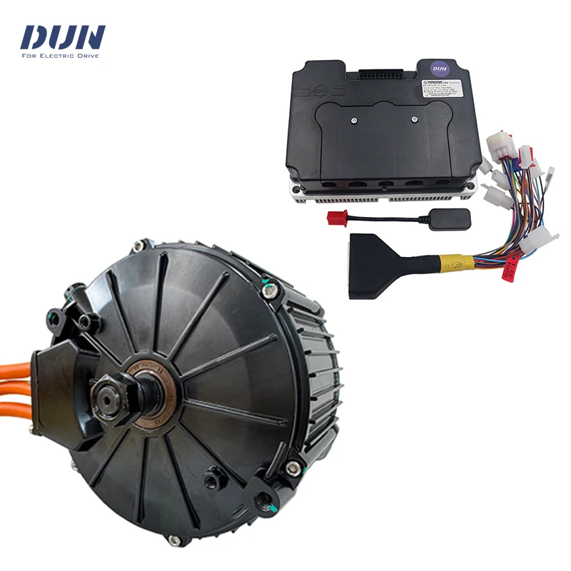 

Высокомощный среднеприводный двигатель QS165 50H 10 кВт с дизайном ременного привода, датчиком Холла и контроллером Fardrive ND721000