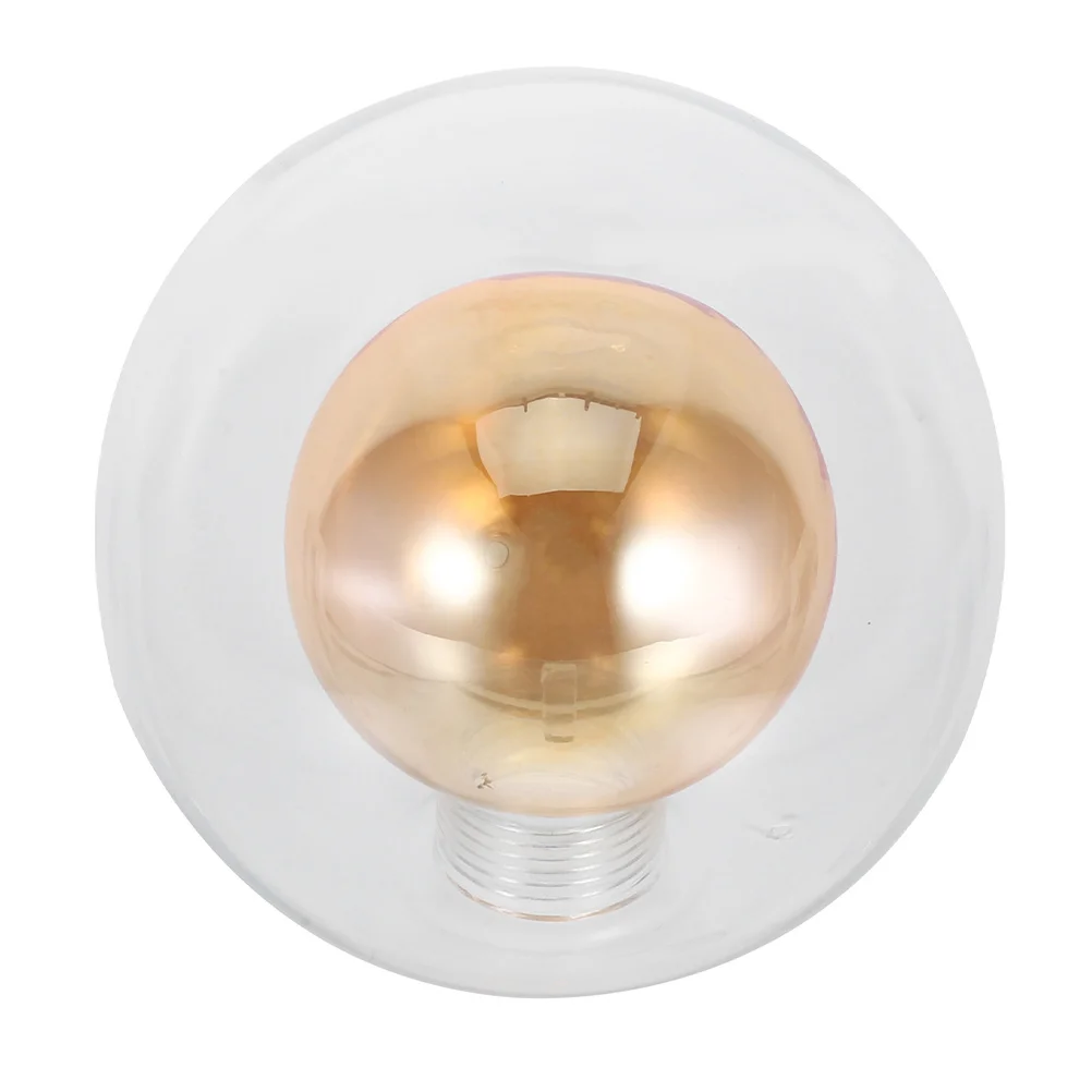 

Прозрачный круглый шаровой абажур с высокой передачей света, современный дизайн для домашнего декора, гостиной, столовой, спальни, кабинета G9