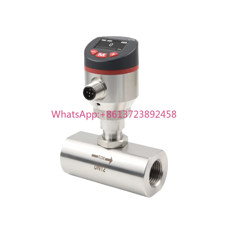 SENTEC Industrial Usage Stainless Steel Electronic Turbine Flowmeter for Water/Diesel/Petrol Low Viscosity Flow Rate Measuring