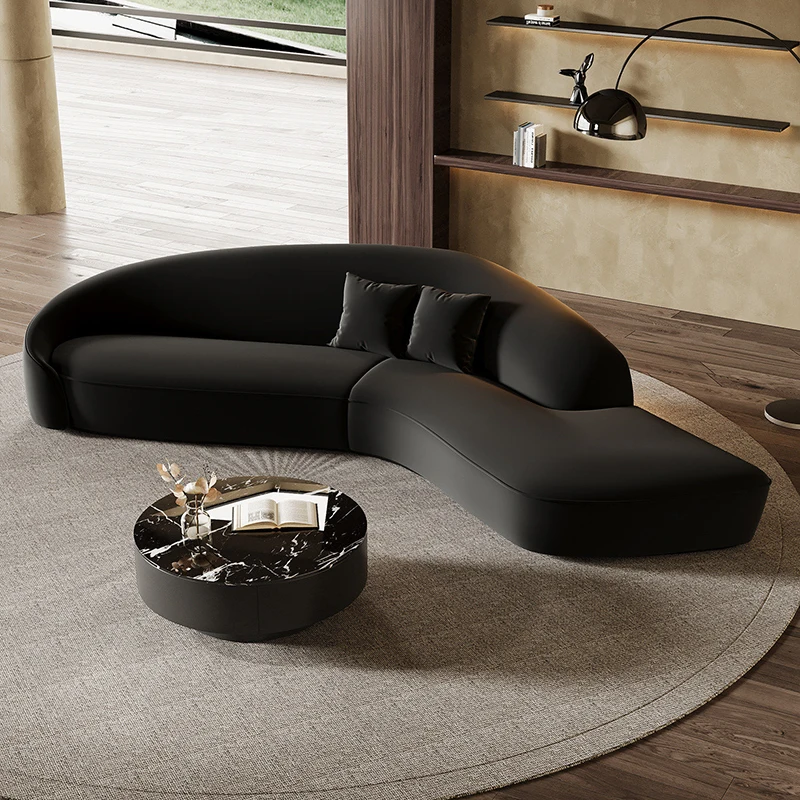 イタリア製高級曲線型ラウンジソファ 北欧ホテル営業所ロビー美 - Office Furniture Luxury のレビューと価格