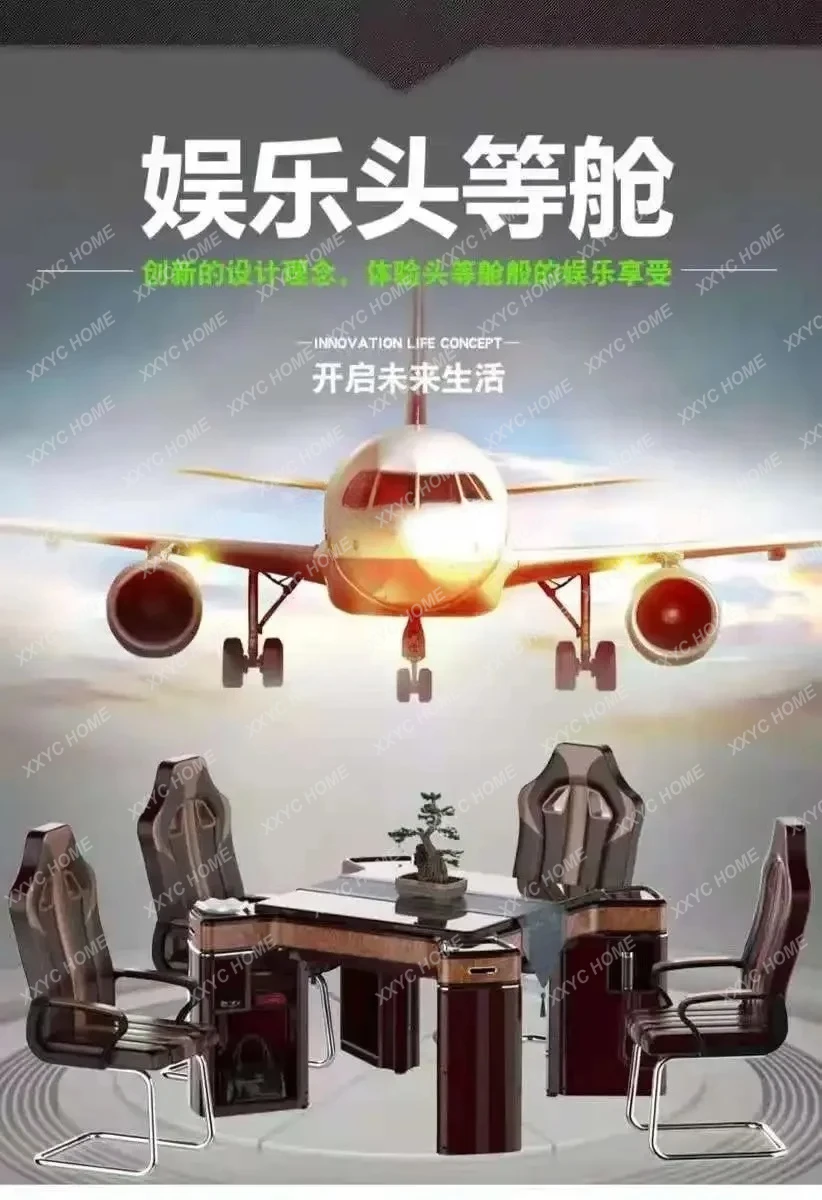 A New style Mahjong machine, automatic luxury four-port machine, hemp roller coaster, mahjong table, dual-purpose table