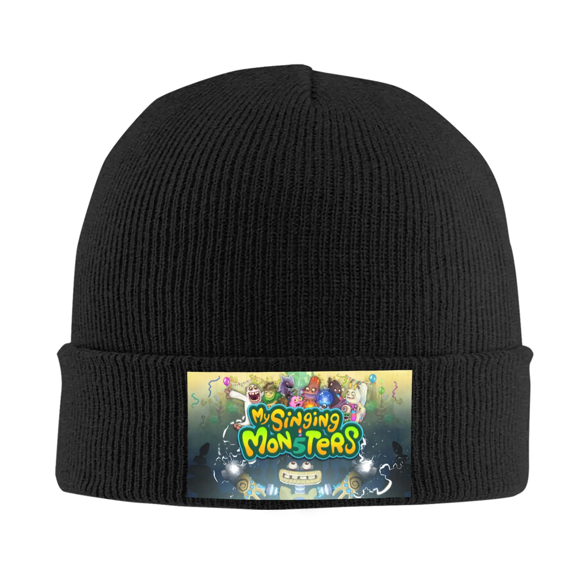 Custom My Singing Monsters Skullies Beanies Caps Fashion Winter Warm Men Women Knitting Hats Adult Unisex  Bonnet Hat