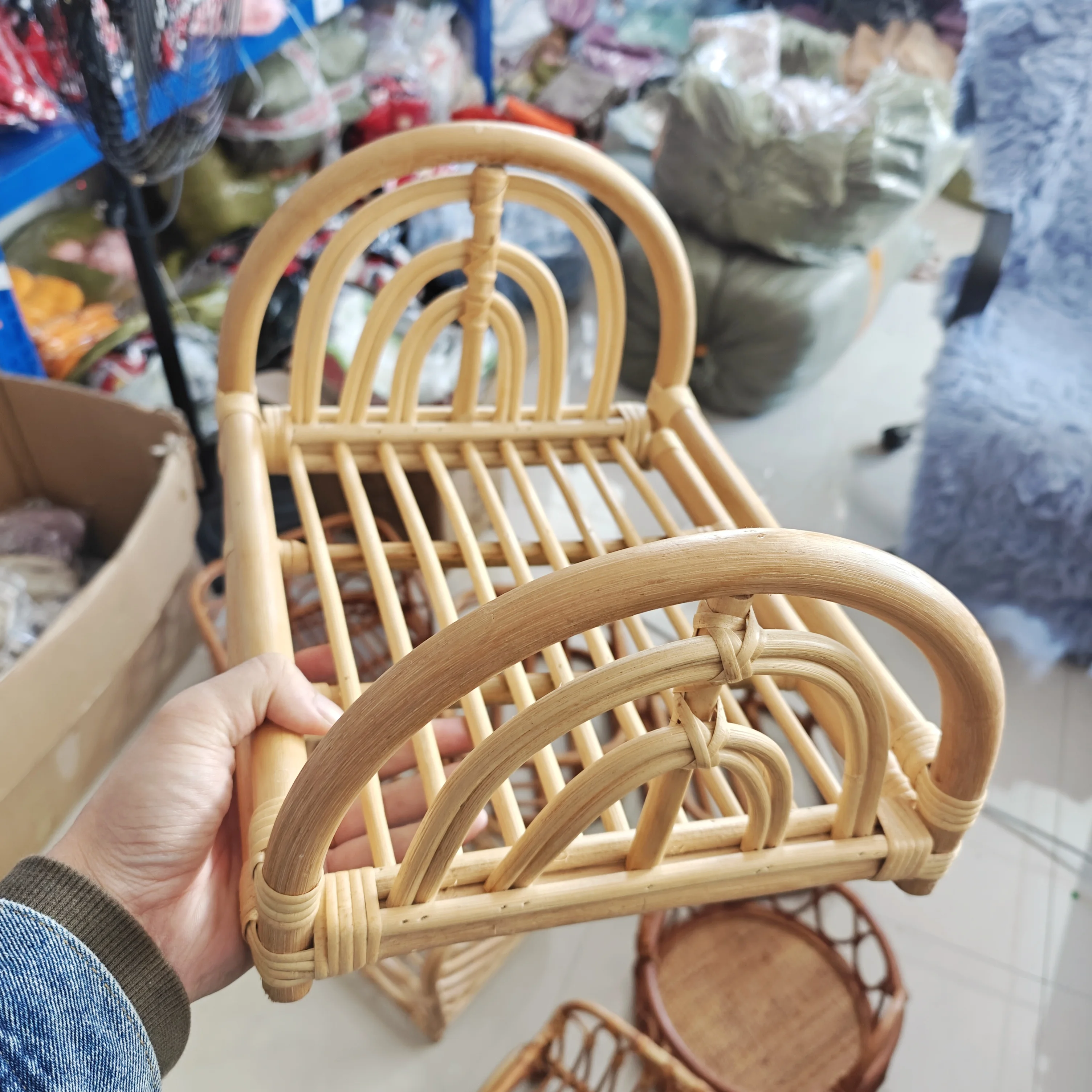 Newborn Basket Props Newborn Photography Props Retro Baby Photography Bed Infant Pose Shooting Studio Accessories Baby Sofa