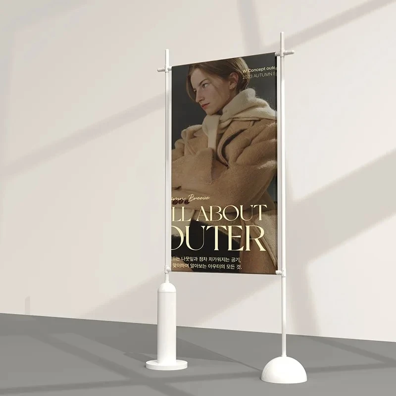 

X18 Billboard display stand Floor-to-ceiling poster stand Shopping mall clothing and beauty store activity standing sign