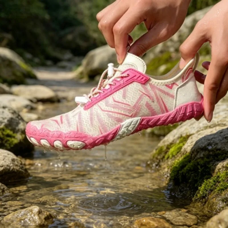 

Barefoot Beach Wading Shoes Breathable Light Aquatic Sneakers Unisex Anti-slip Soft Sole Water Sport Shoes for Surfing Canyoning