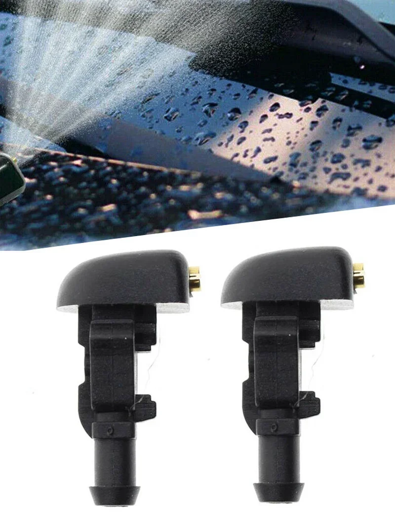 2pcs Car Front Windshield Wiper Washer Spray Nozzles Jets Accessories 28930-7S000 for NISSAN TITAN ARMADA QX56 5.6L V8 2004-2015