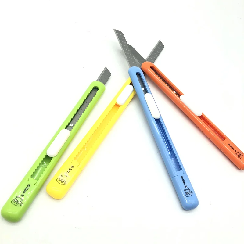 AIHAO 69493 Rilakkuma Utility Knife Box Letter Cutter Student Office Stationery Portable